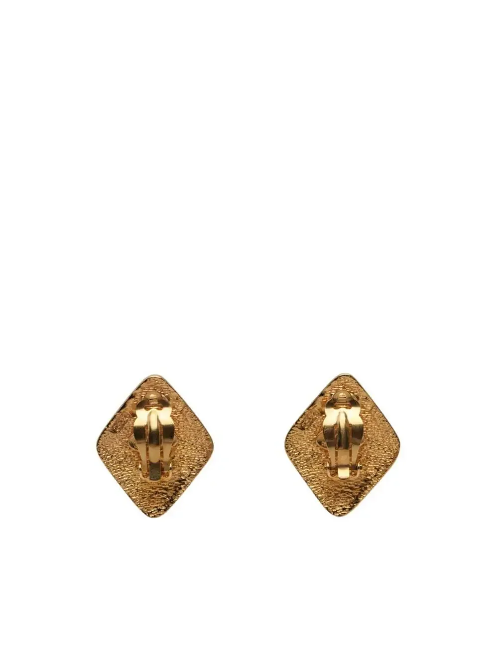 Chanel Cc Logo Clip-On Earrings Metal #327492C58B